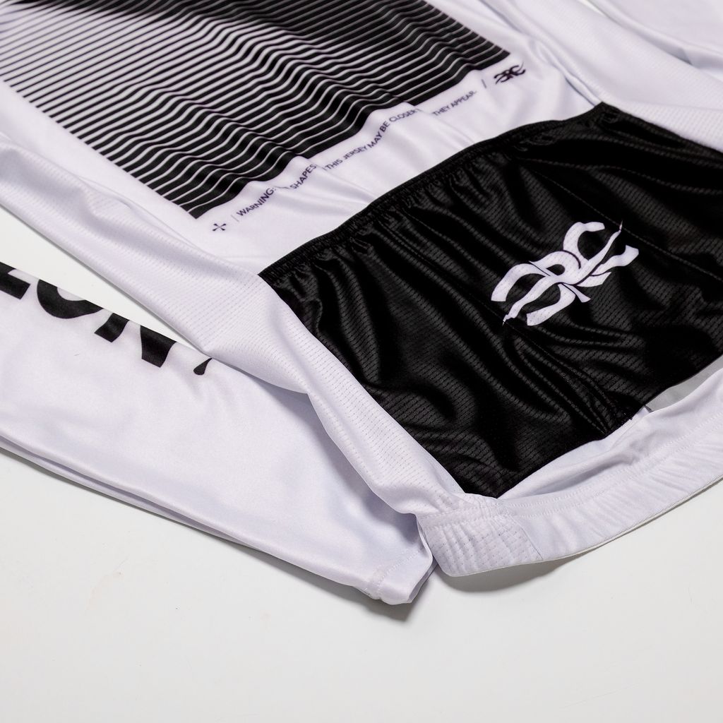 Above Horizon | Lines Long Sleeve Jersey (White)