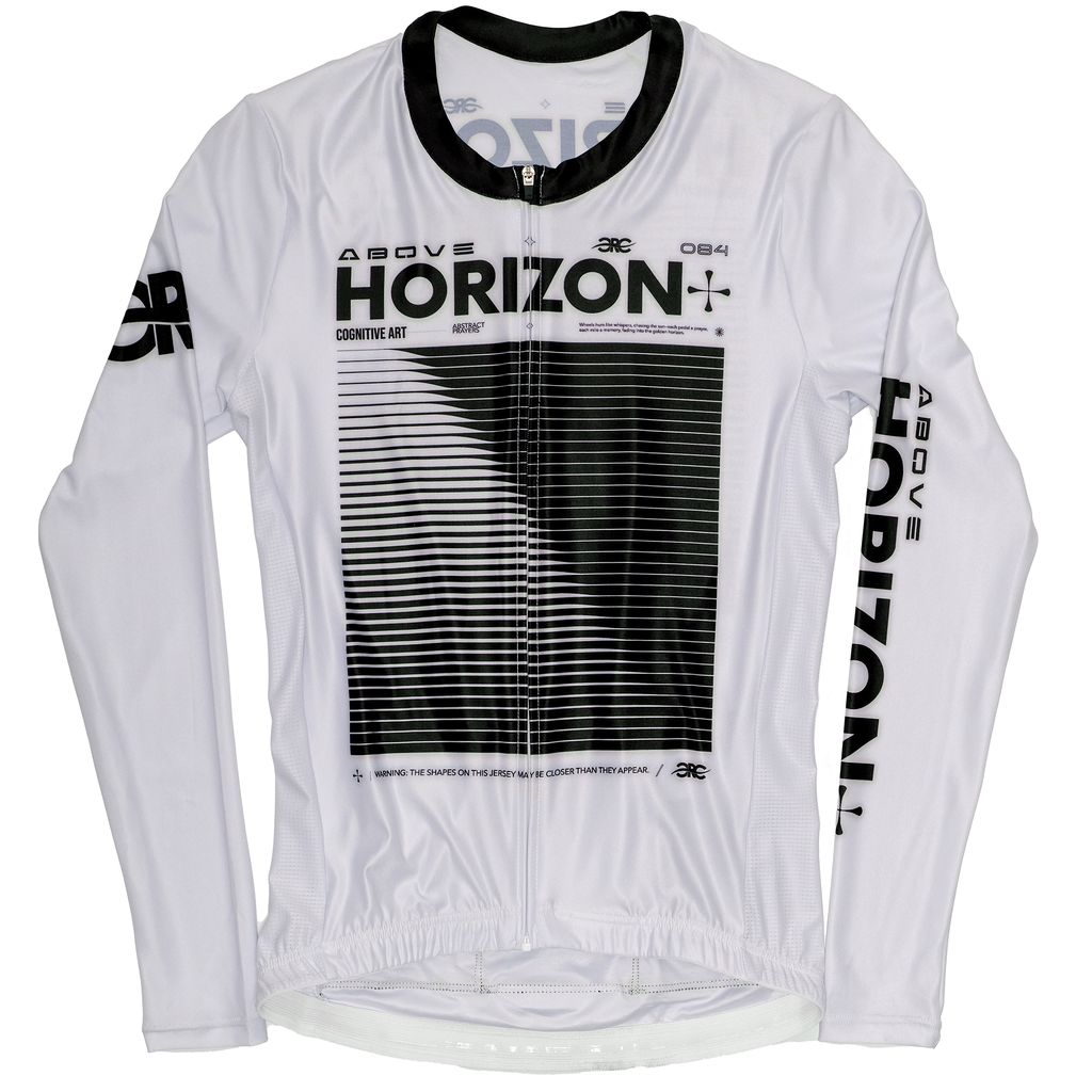 Above Horizon | Lines Long Sleeve Jersey (White)