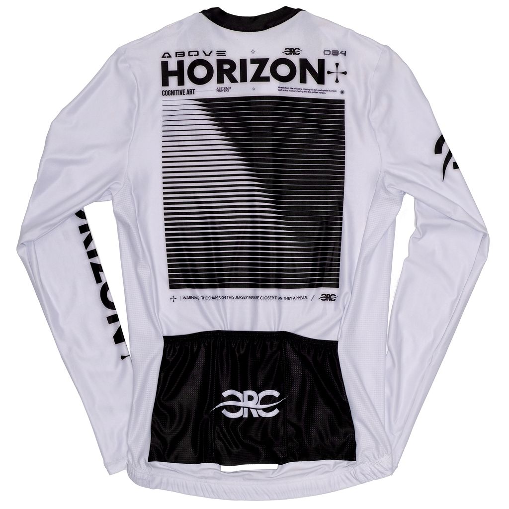 Above Horizon | Lines Long Sleeve Jersey (White)