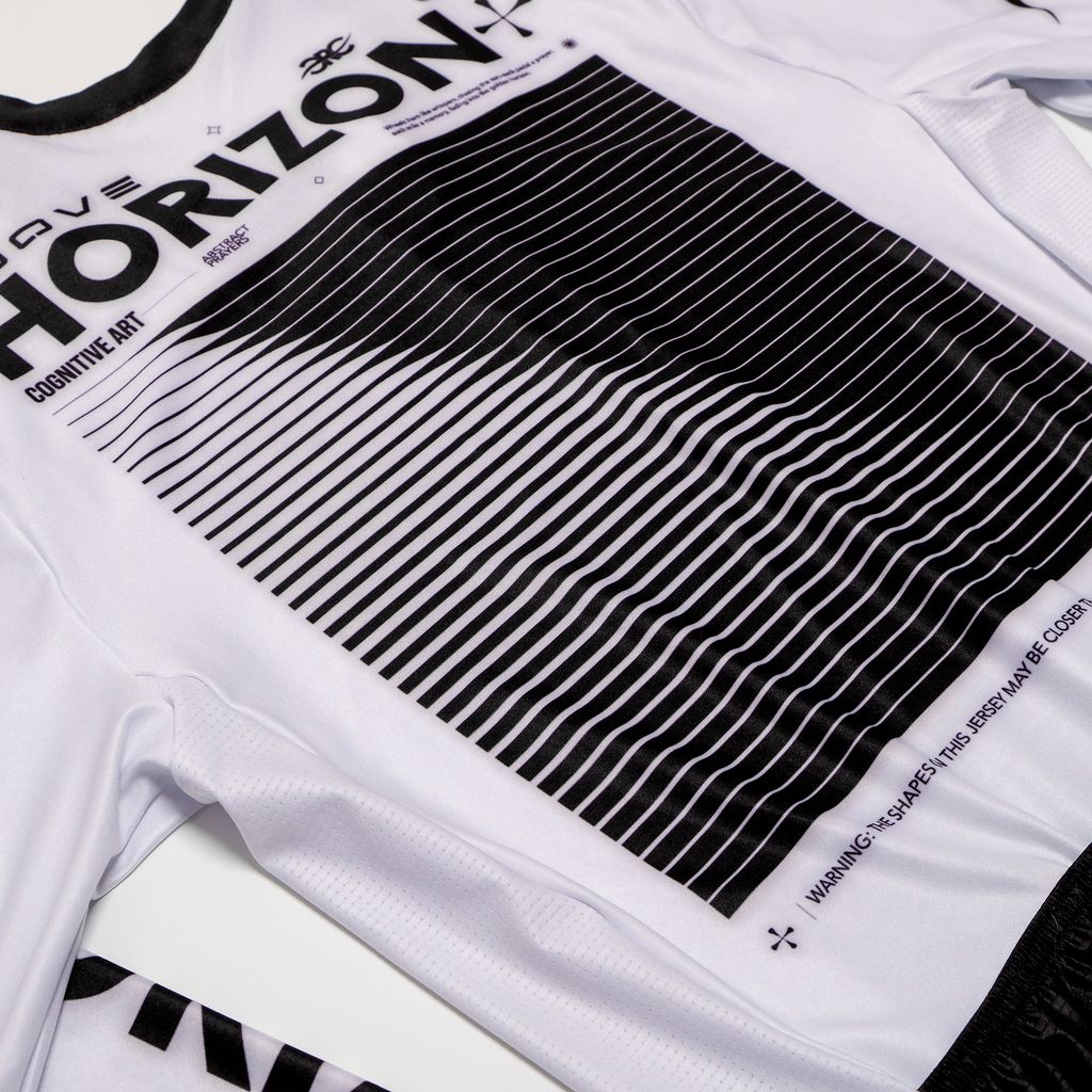 Above Horizon | Lines Long Sleeve Jersey (White)