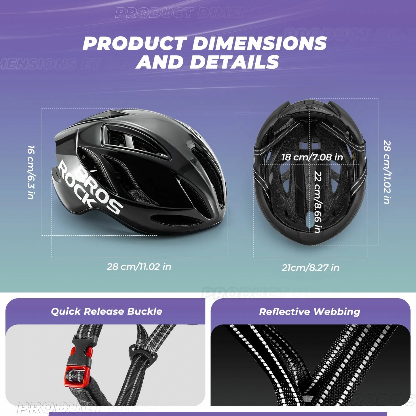 ROCKBROS Ultra-Light Bike Helmet Maximum Protection Ultimate Comfort