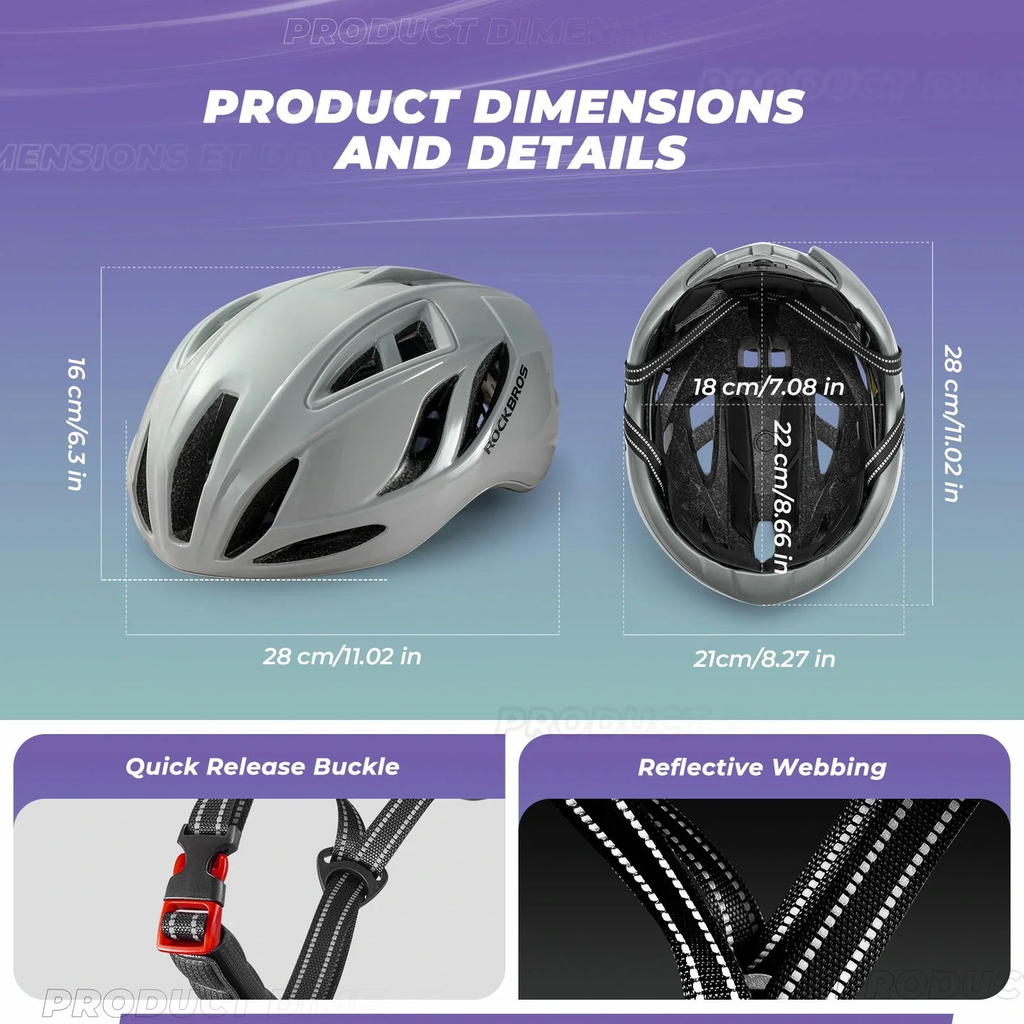 ROCKBROS Ultra-Light Bike Helmet Maximum Protection Ultimate Comfort