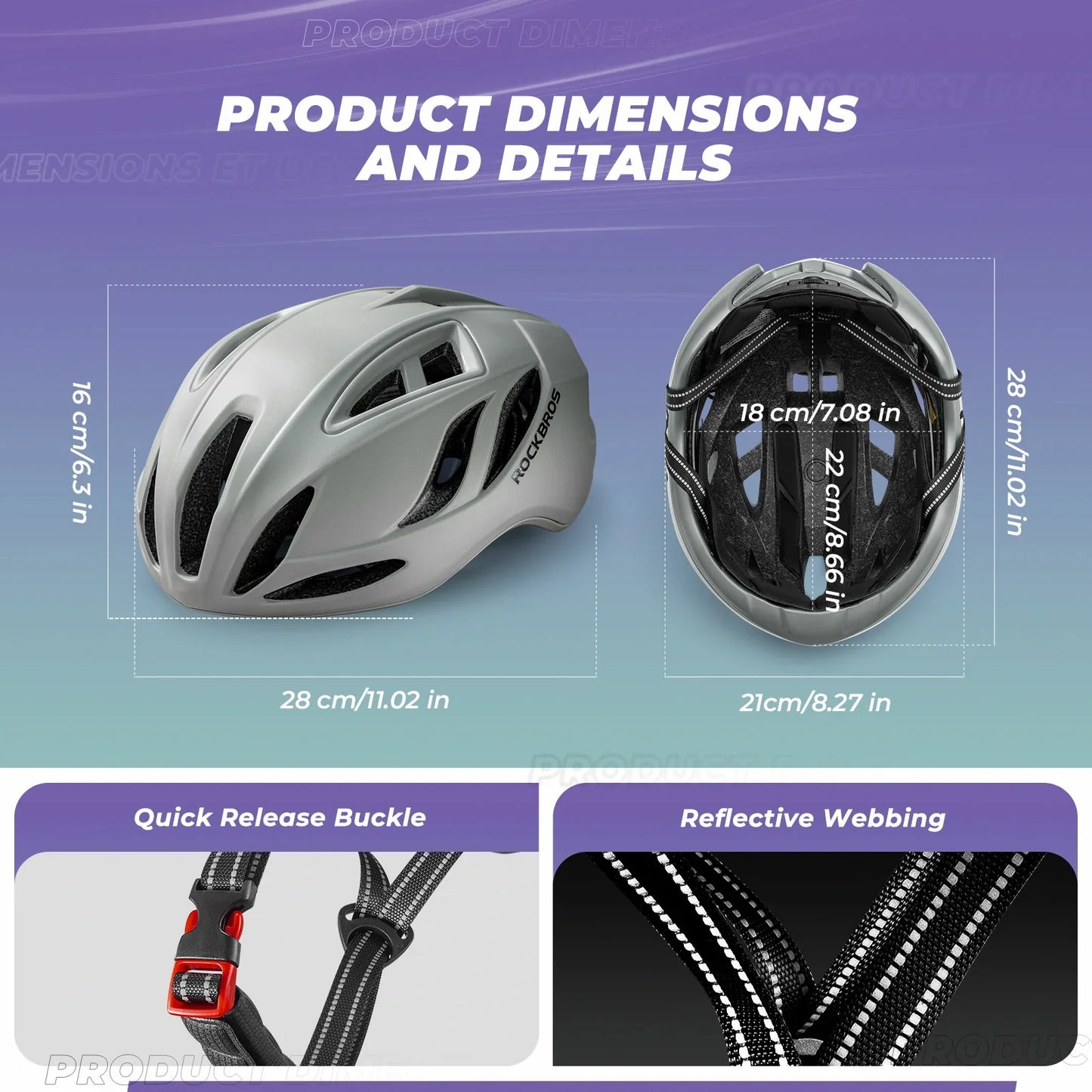 ROCKBROS Ultra-Light Bike Helmet Maximum Protection Ultimate Comfort