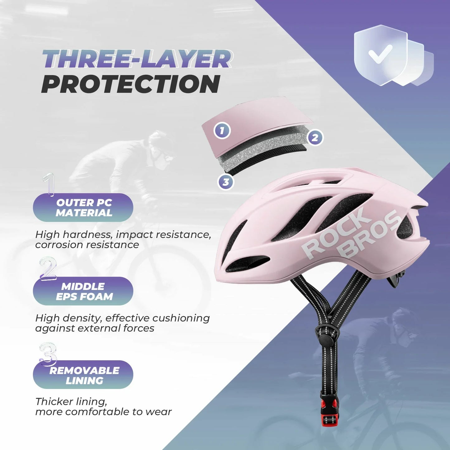ROCKBROS Ultra-Light Bike Helmet Maximum Protection Ultimate Comfort