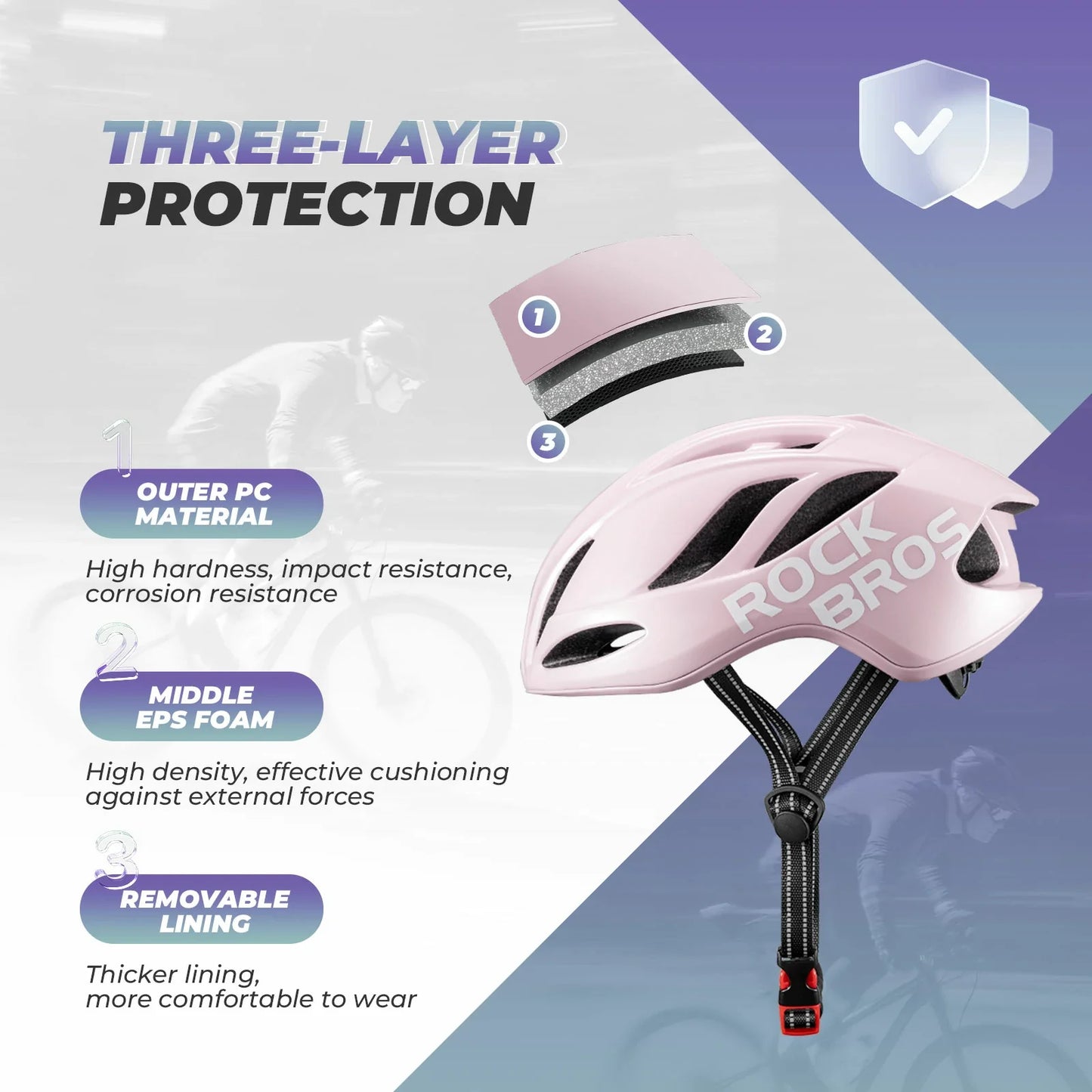 ROCKBROS Ultra-Light Bike Helmet Maximum Protection Ultimate Comfort