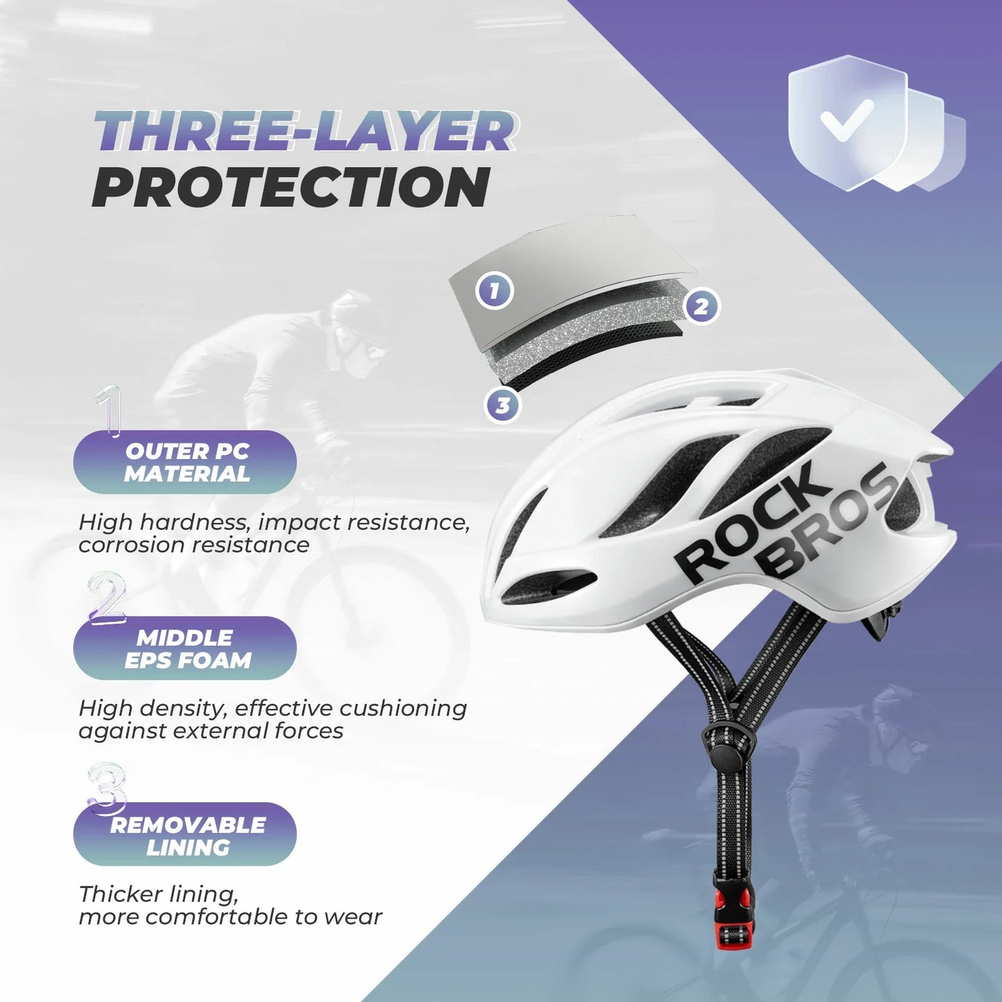 ROCKBROS Ultra-Light Bike Helmet Maximum Protection Ultimate Comfort