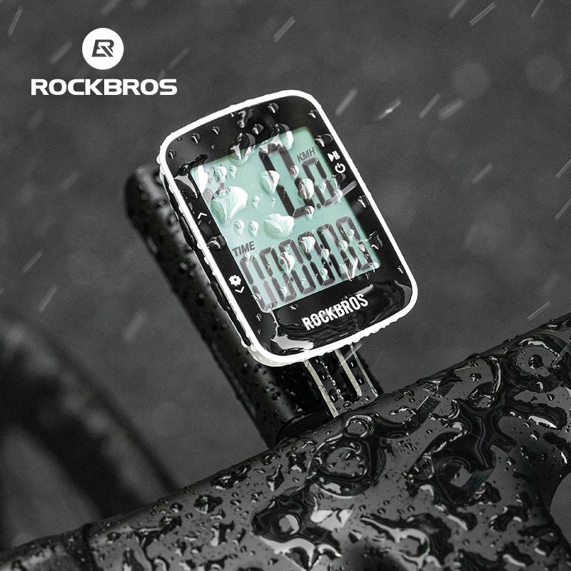 ROCKBROS R1 Bike Computer GPS Wireless Speedometer IPX7 600mAh Battery 2.3''