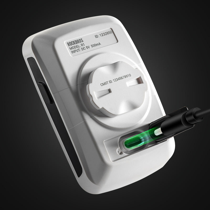 ROCKBROS R1 Bike Computer GPS Wireless Speedometer IPX7 600mAh Battery 2.3''