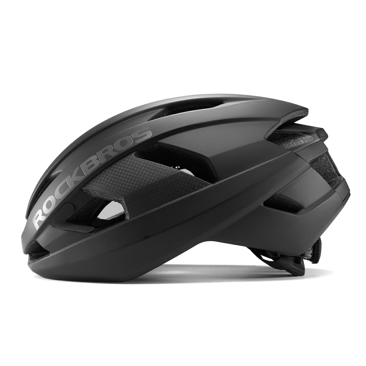 Carbon Fiber Cycling Helmet Antibacterial Lining Ventilated Adjustable Fit 3D-GRID
