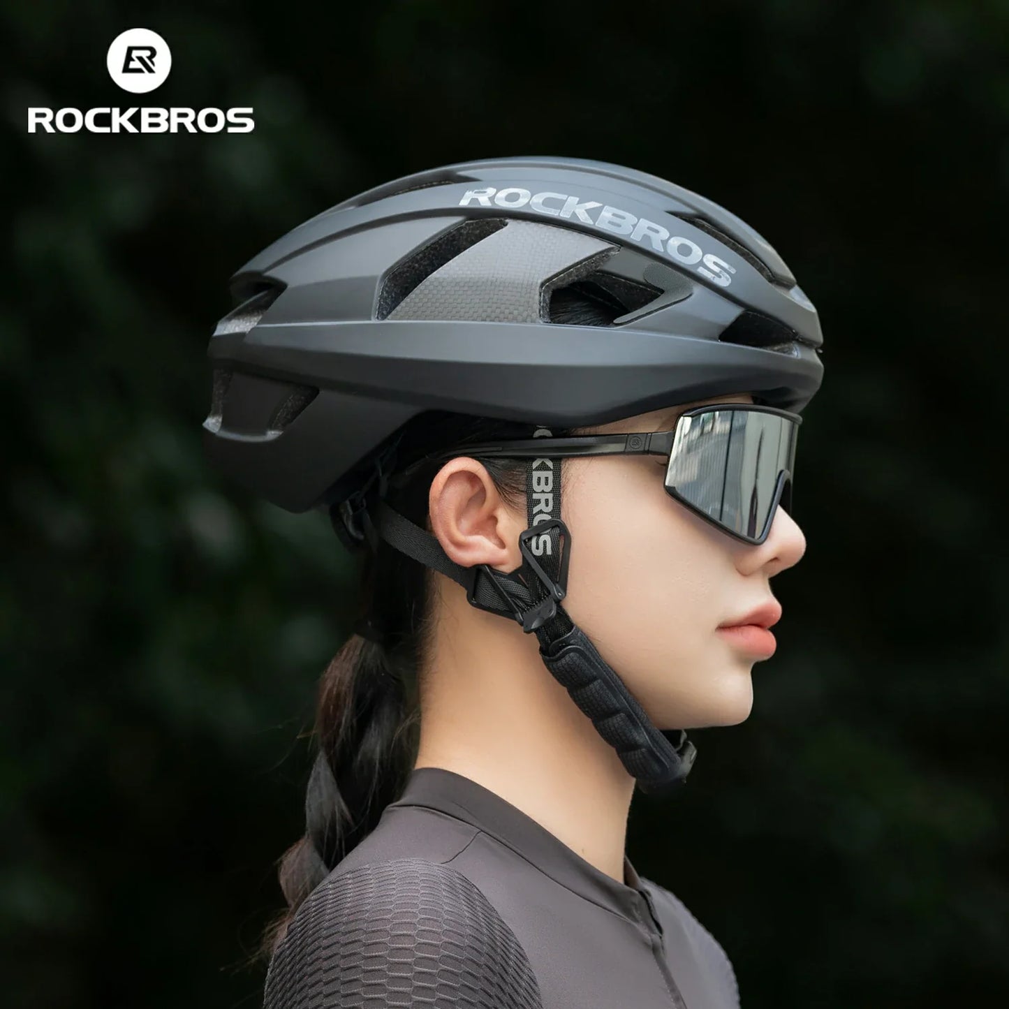 Carbon Fiber Cycling Helmet Antibacterial Lining Ventilated Adjustable Fit 3D-GRID