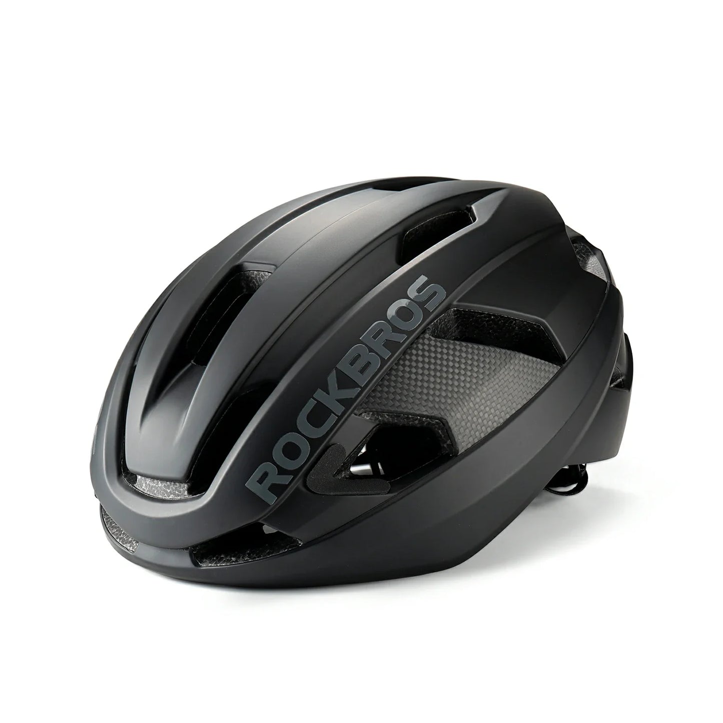 Carbon Fiber Cycling Helmet Antibacterial Lining Ventilated Adjustable Fit 3D-GRID