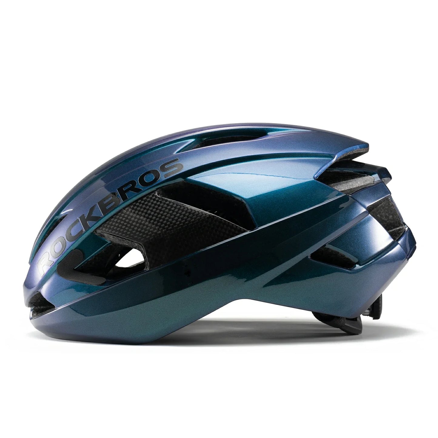 Carbon Fiber Cycling Helmet Antibacterial Lining Ventilated Adjustable Fit 3D-GRID