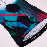 Navy Geo Prism - Short Sleeve Cycling Jersey