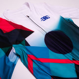Navy Geo Prism - Short Sleeve Cycling Jersey