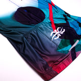 Navy Geo Prism - Short Sleeve Cycling Jersey