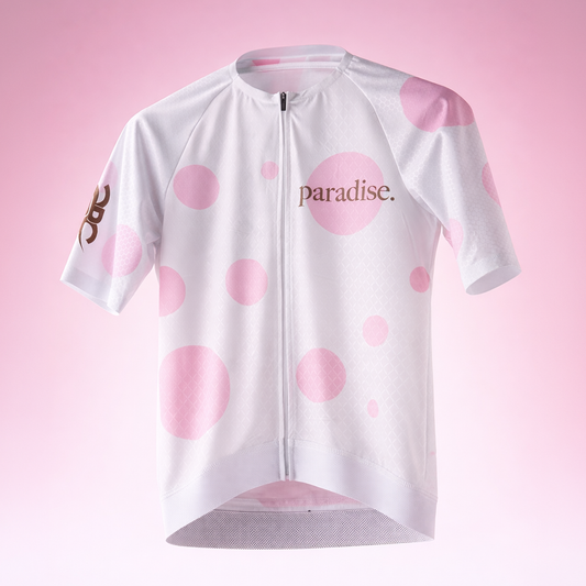 Paradise - Premium Aero Short Sleeve Cycling Jersey - Pink