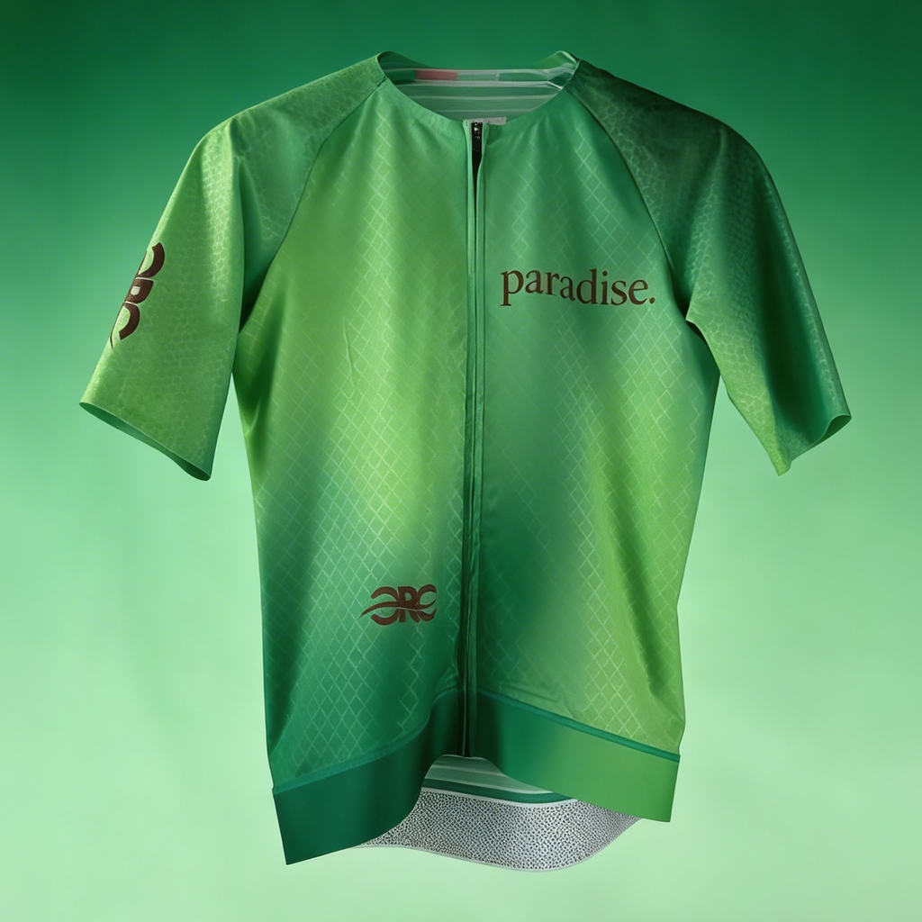 Paradise - Premium Aero Short Sleeve Cycling Jersey - Green
