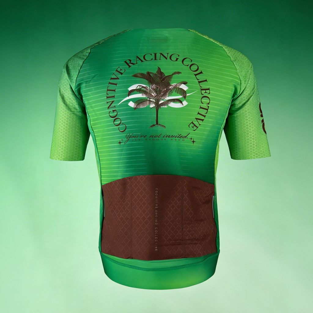 Paradise - Premium Aero Short Sleeve Cycling Jersey - Green
