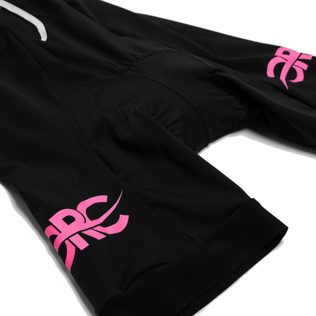 Race Day Cycling Bib Shorts Black/Pink