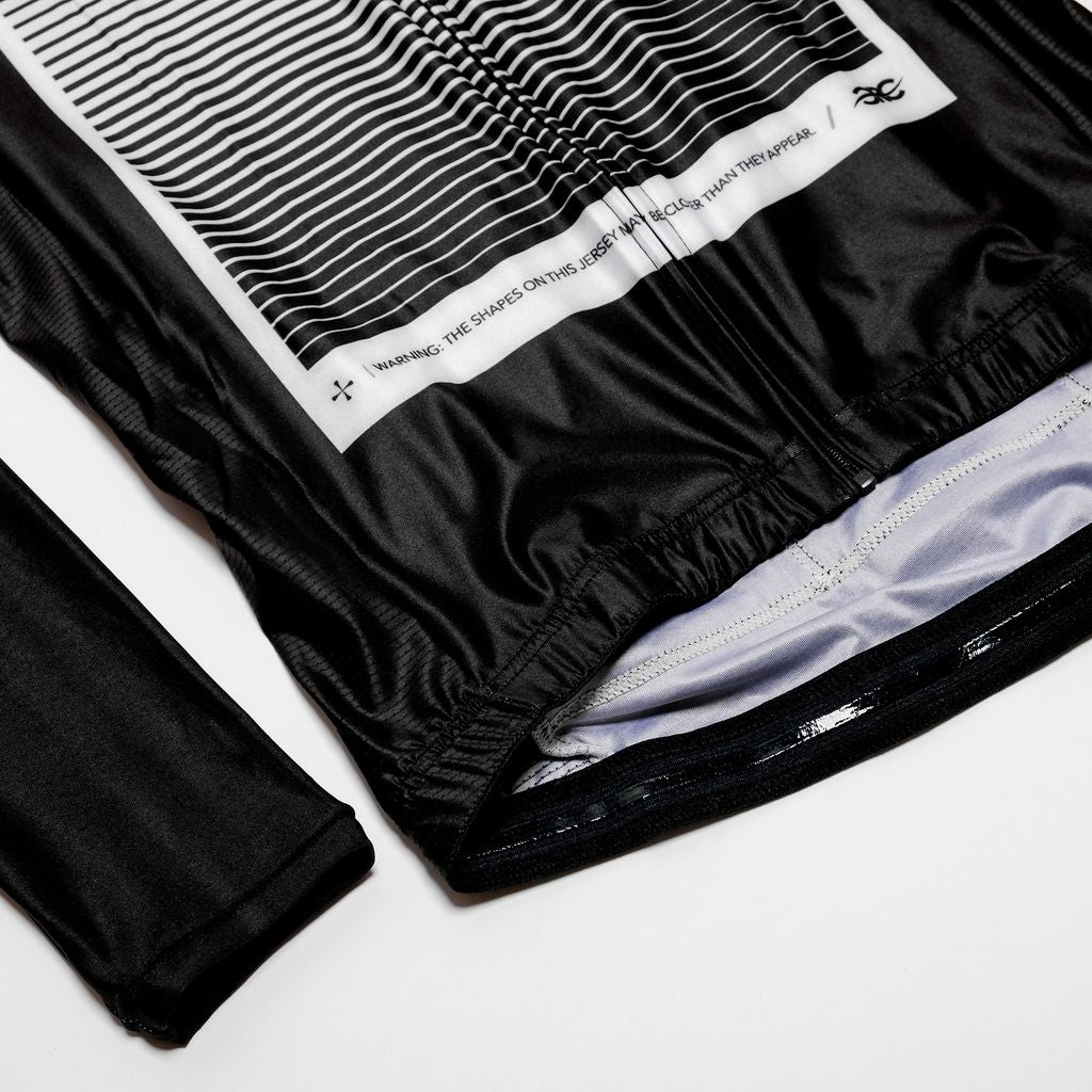Above Horizon | Lines Long Sleeve Jersey (Black)
