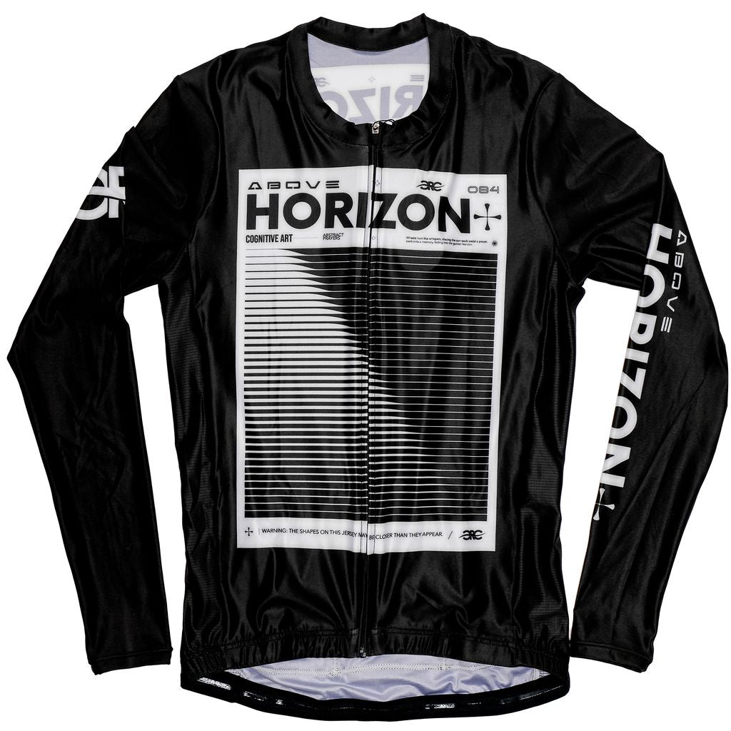 Above Horizon | Lines Long Sleeve Jersey (Black)