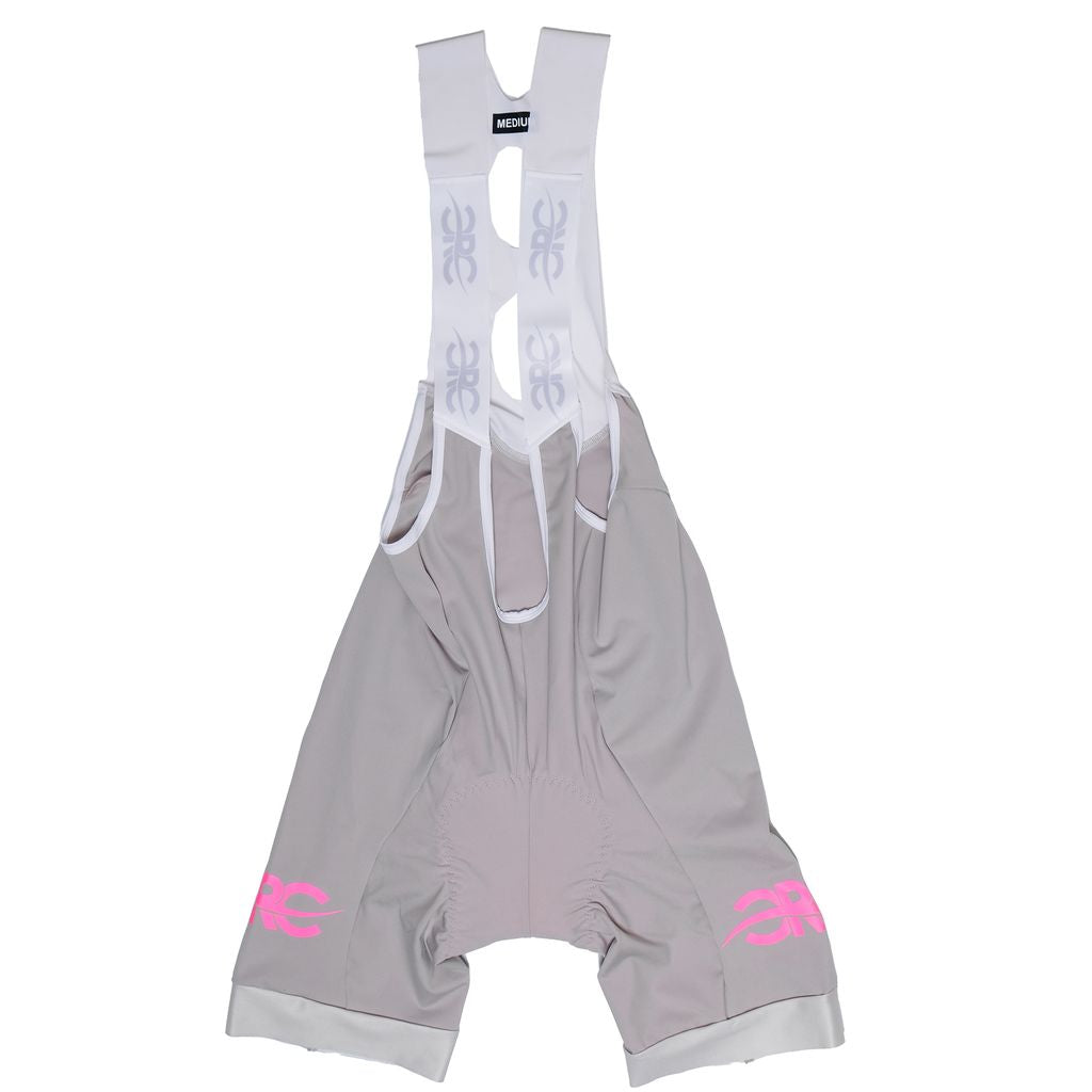 Race Day Cycling Bib Shorts Gray/Pink