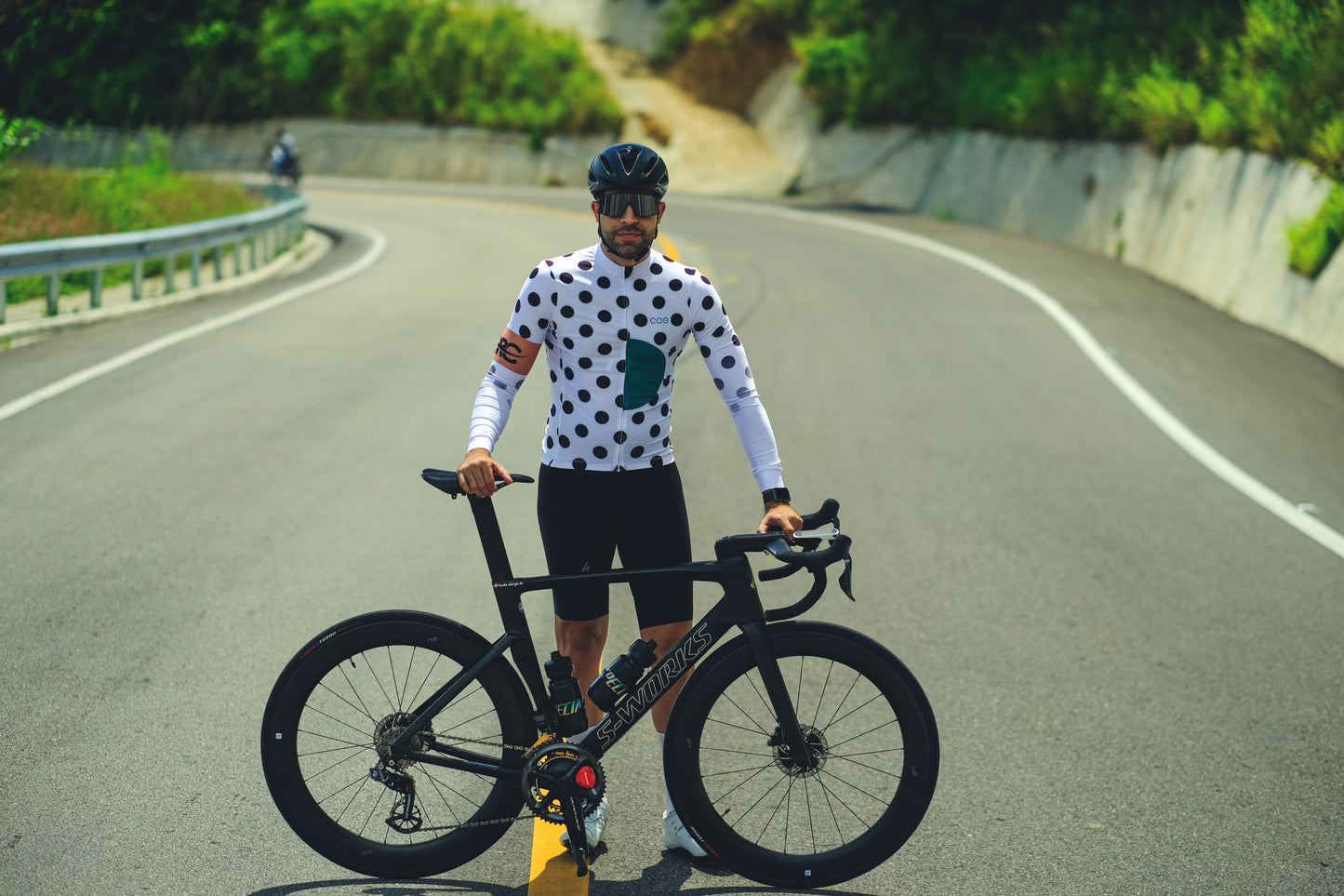 King Of All Mountains Long Sleeve Jersey (White)