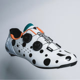 Professional Carbon Sole Cycling Shoes (White)