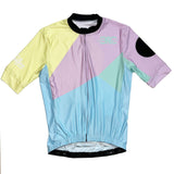 Geometrical Short Sleeve Jersey (Lilac, Yellow, Sky Blue, Mint, Black)