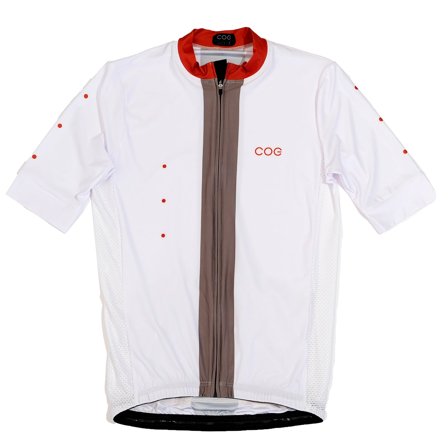 White Striped Short Sleeve Jersey